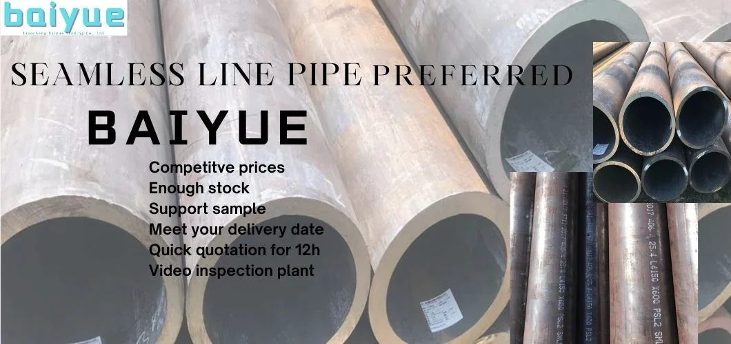 API 5L A106b/A53/A333 Psl1 Psl2 Line Steel Tube Low Temperature Carbon Steel Pipes Seamless Steel Pipes Galvanized Line Pipe Cold Drawn High Pressure